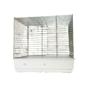 Domus Molinari Clarabella kavez za ptice bijeli 70x55x66cm