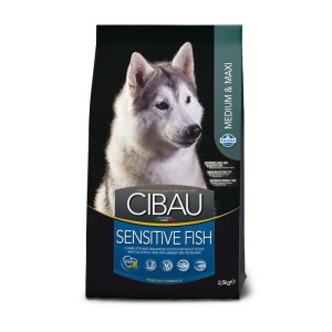 CIBAU Sensitive Fish Medium & Maxi riba hrana za pse 12 kg