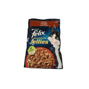 Felix Sensations Jellies govedina hrana za mačke 85 g