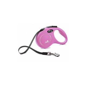 Flexi Classic povodac za psa S 5m pink tape