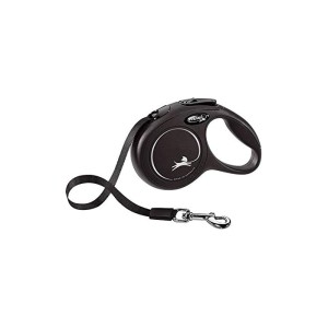 Flexi classic povodac za psa XS 3m tape crni