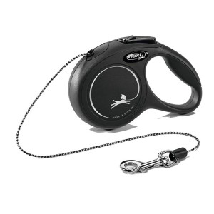 Flexi povodac za psa classic XS 3m cord crni