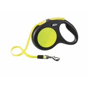 Flexi povodac za psa Neon M 500cm tape - žuti