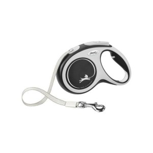 Flexi povodac za psa new comfort M tape 5m crni