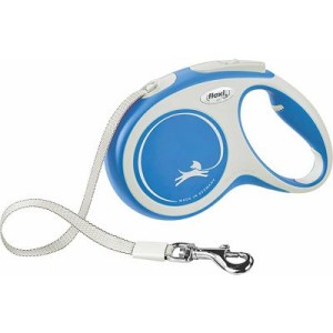 Flexi povodac za psa New Comfort M 500cm tape - plavi