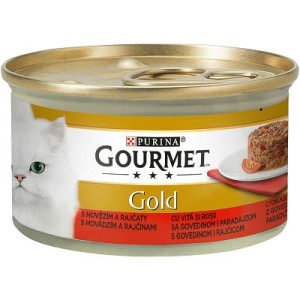 Gourmet Gold hrana za mačke govedina 85 g