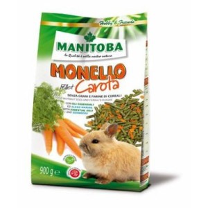 Manitoba Monello Pellet Carota hrana za zečeve mrkva 900g
