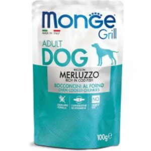 Monge Merluzzo Grill pečeni bakalar hrana za pse 100 g