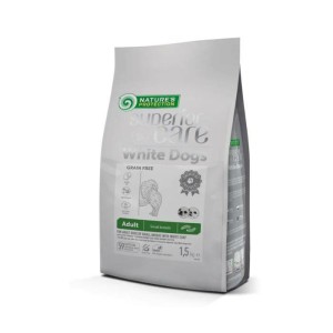 Nature's Protection Adult Small Breed White Dogs Insects / hrana za male bijele pse 1,5 kg