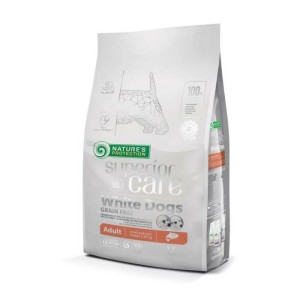 Nature's Protection Adult Small & Mini White Dogs Salmon / losos hrana za male bijele pse 1,5 kg