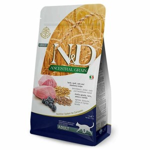 N&D Adult Ancestral Grain - janjetina suha hrana za mačke 1,5kg