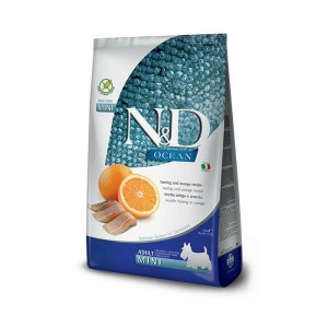 N&D Adult Mini Ocean - haringa suha hrana za pse 2,5kg