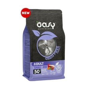 OASY Grain Free Adult Small / Mini Duck - patka suha hrana bez žitarica za pse 2,5kg