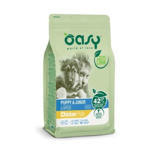 OASY Puppy & Junior Large Chicken - piletina suha hrana za štenad 3kg