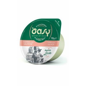 OASY Tuna with Salmon / dopunska hrana za mačke tuna i losos 70 g