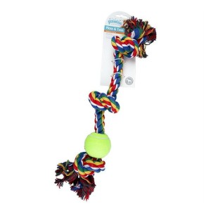 Pawise igračka uže sa loptom za pse 18cm