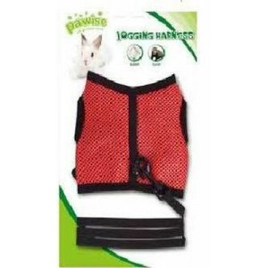 Pawise Jogging Harness prsnik za glodare L pink