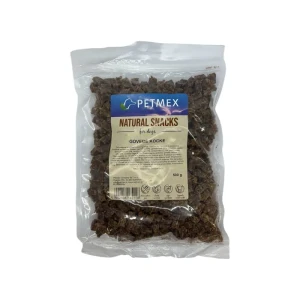 Petmex Natural Snacks goveđe kockice poslastica za pse 500g