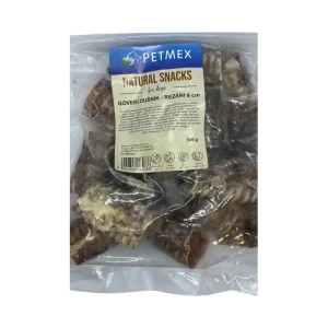 Petmex Natural Snacks goveđi dušnik - rezani 5cm poslastica za pse 500g