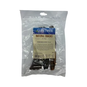 Petmex Natural Snacks konjska koža 15cm poslastica za pse 200g