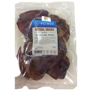 Petmex Natural Snacks svinjsko uho 10 kom poslastica za pse 400g