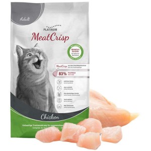 PLATINUM Adult MeatCrisp Chicken piletina suha hrana za mačke 1,5 kg
