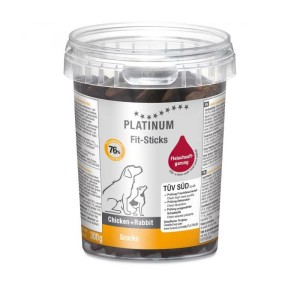 PLATINUM Snacks Fit-Sticks Chicken & Rabbit piletina i zečetina poslastica za pse 300g
