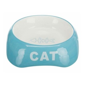 Trixie posuda za mačke keramička 200ml 13cm plava