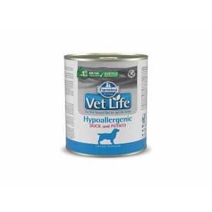 VetLife Hypoallergenic Natural Diet - patka medicinska hrana za pse 300g