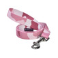Croci Bobby povodac 16mm x 100cm army pink