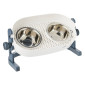 All for Paws dupla posuda za mačke S 44x26x19cm 200ml