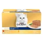 GOURMET® GOLD Pate sa govedinom, puretinom, jetrom i tunom paštete za mačke 4x85g