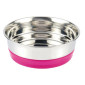 Croci metalna posuda za pse i mačke fuksia 200ml