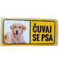 VS tabla čuvaj se psa sa različitim ilustracijama