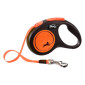 Flexi povodac za psa Neon M 500cm tape - orange