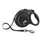 Flexi Classic povodac za pse 5m / L tape - crni