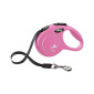 Flexi Classic povodac za pse i mačke 3m / XS tape - pink