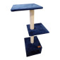 Croci Munich grebalica za mačke 35x35x103cm plava