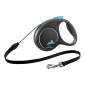 Flexi Black design povodac za pse 5m / M cord - plavi
