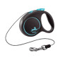 Flexi Black design povodac za pse 5m / S cord - plavi