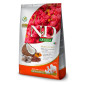 N&D Adult All Breeds Quinoa Skin & Coat - kvinoja, haringa, kokos i kurkuma suha hrana za pse 2,5kg
