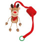 Nobby Xmas plišana igračka irvas na spirali za mačke 75-130cm