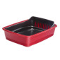 Ferplast Ariel 10 toalet za mačke 46,5x35,5x11,5cm crveni