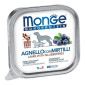 Monge Monoprotein Lamb & Blueberries pašteta od janjetine sa borovnicom hrana za pse 150g