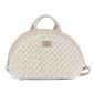 Misoko transportna torba za male pse 40x22x35 cm svijetlo braon