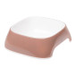 Ferplast Glam posuda za pse i mačke L 23,5x22,5 x7 cm - 1,2 L golub siva