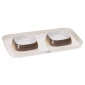 Ferplast Glam Tray poslužavnik za pse XS 40x23x4,5cm - 2 x 0,2 L