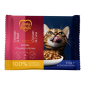 Lovely Hunter Chicken, Beef & Tuna - piletina, govedina i tuna hrana u umaku za mačke 4x85g