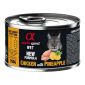 Alpha Spirit Wet New Formula Chicken & Pineapple piletina i ananas pašteta hrana za mačke 200g