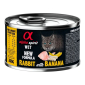 Alpha Spirit Wet New Formula Rabbit & Banana zečetina i banana pašteta hrana za mačke 200g